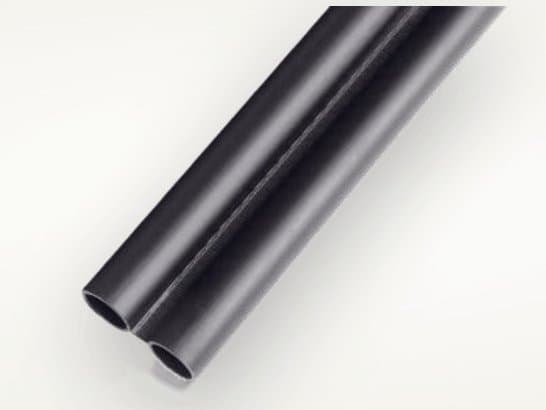 Biducto PEAD negro para fibra óptica