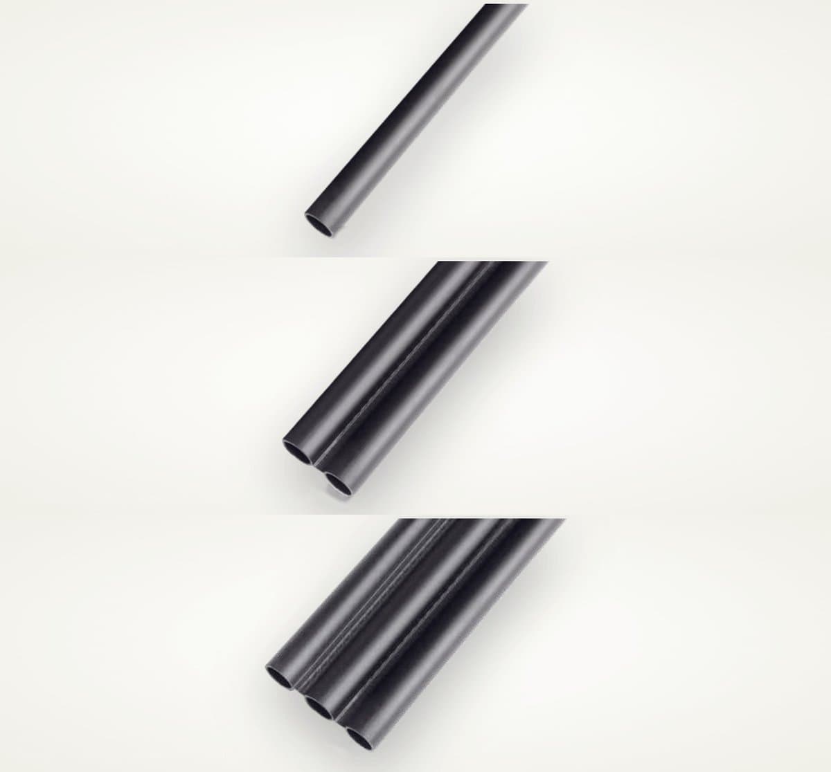 Monoducto, biducto y triducto PEAD negro para fibra óptica, 40 × 34 × 3 mm, polietileno de alta densidad virgen — distribución a Latinoamérica y el Caribe por Voltiera
