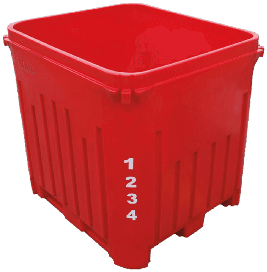 Model 2 — Cubic Bin · 1000 L — insulated fish tote