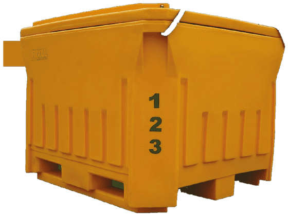 Model 3 — Low-Profile Bin · 700 L — insulated fish tote