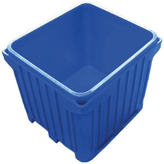 Model 1 — Tall-Wall Bin · 1000 L — insulated fish tote