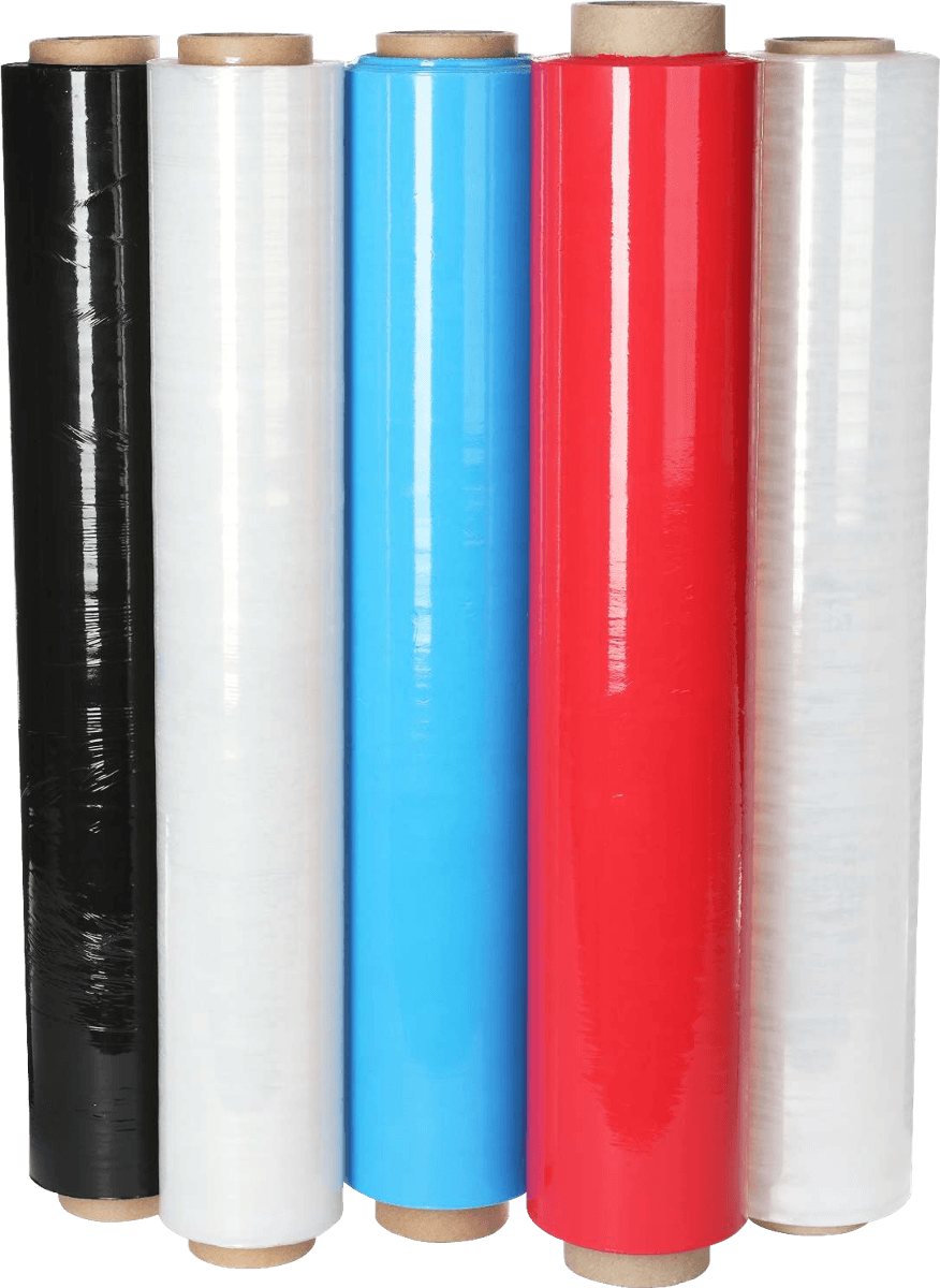 Rollos de película plástica de colores, de Voltiera