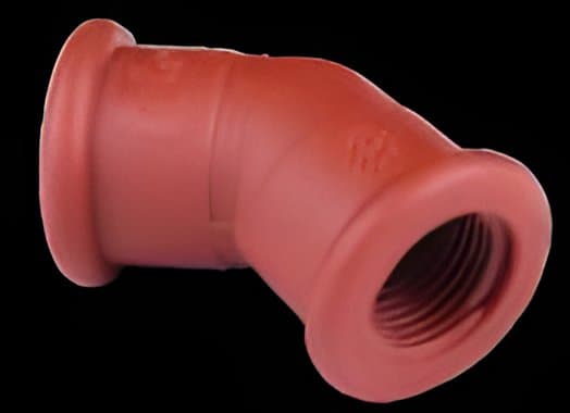 45° elbow, female-female