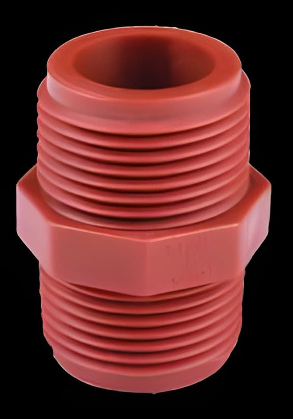 PP threaded nipple