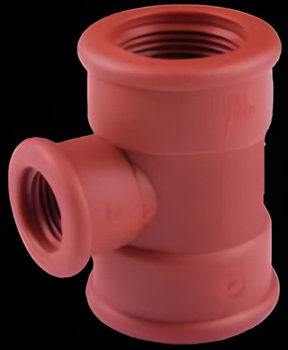 PP threaded reducing tee
