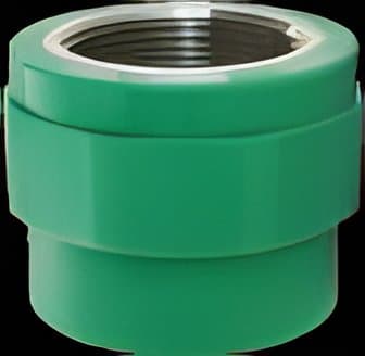 Adapter, female and male thread