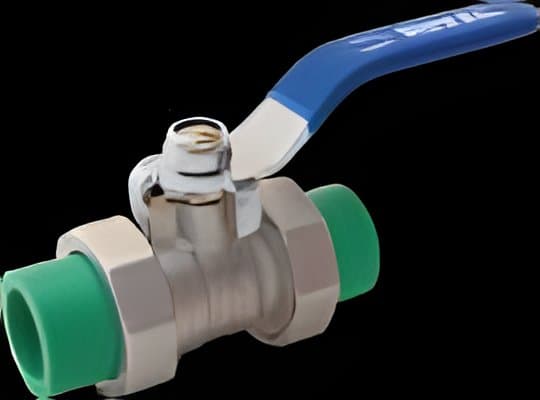 Ball valve, metal union