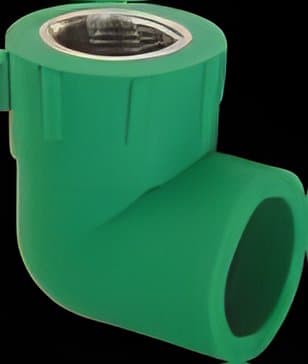 90° elbow and tee, female thread