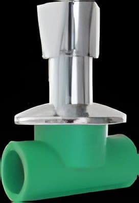 Chrome stop valve