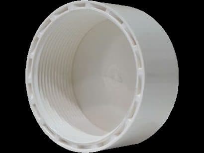 PVC SCH 40 fitting: Cap (FPT)
