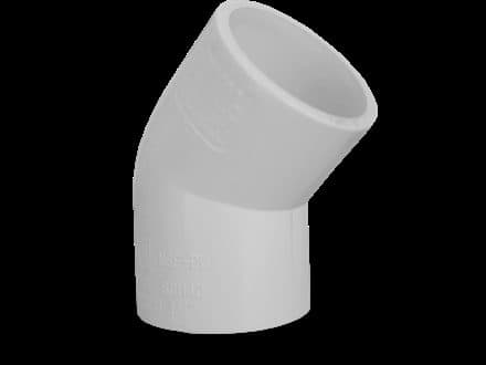 PVC SCH 40 fitting: 45° Elbow