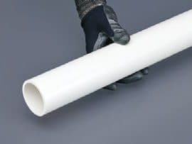 PVC SCH 40 installation step: 1 · Prepare the pipe