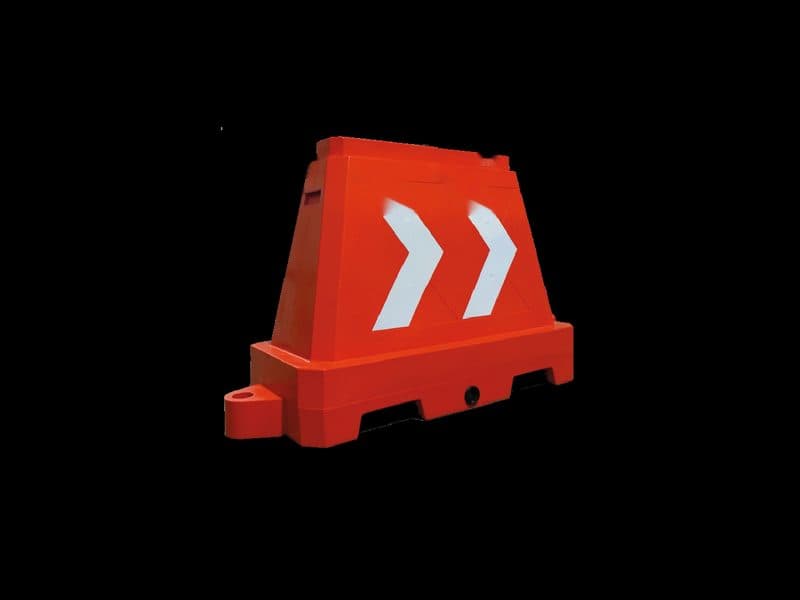 Stackable Directional Barrier — Chevron · directional