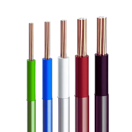Cable THHN/THWN-2 en cinco colores de chaqueta